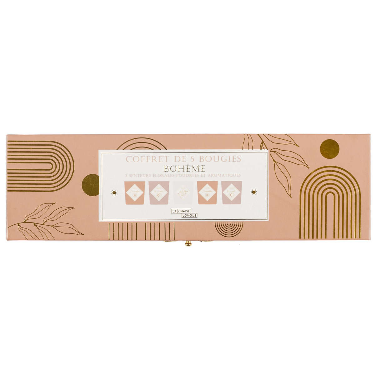 COFFRET DE 5 BOUGIES BOHEME