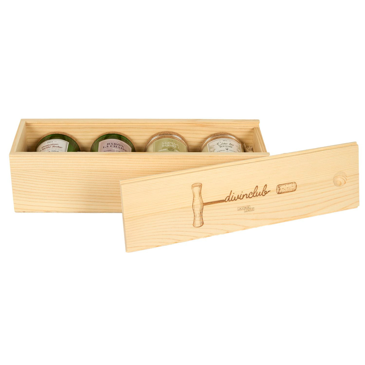 COFFRET DE 4 BOUGIES DIVIN CLUB