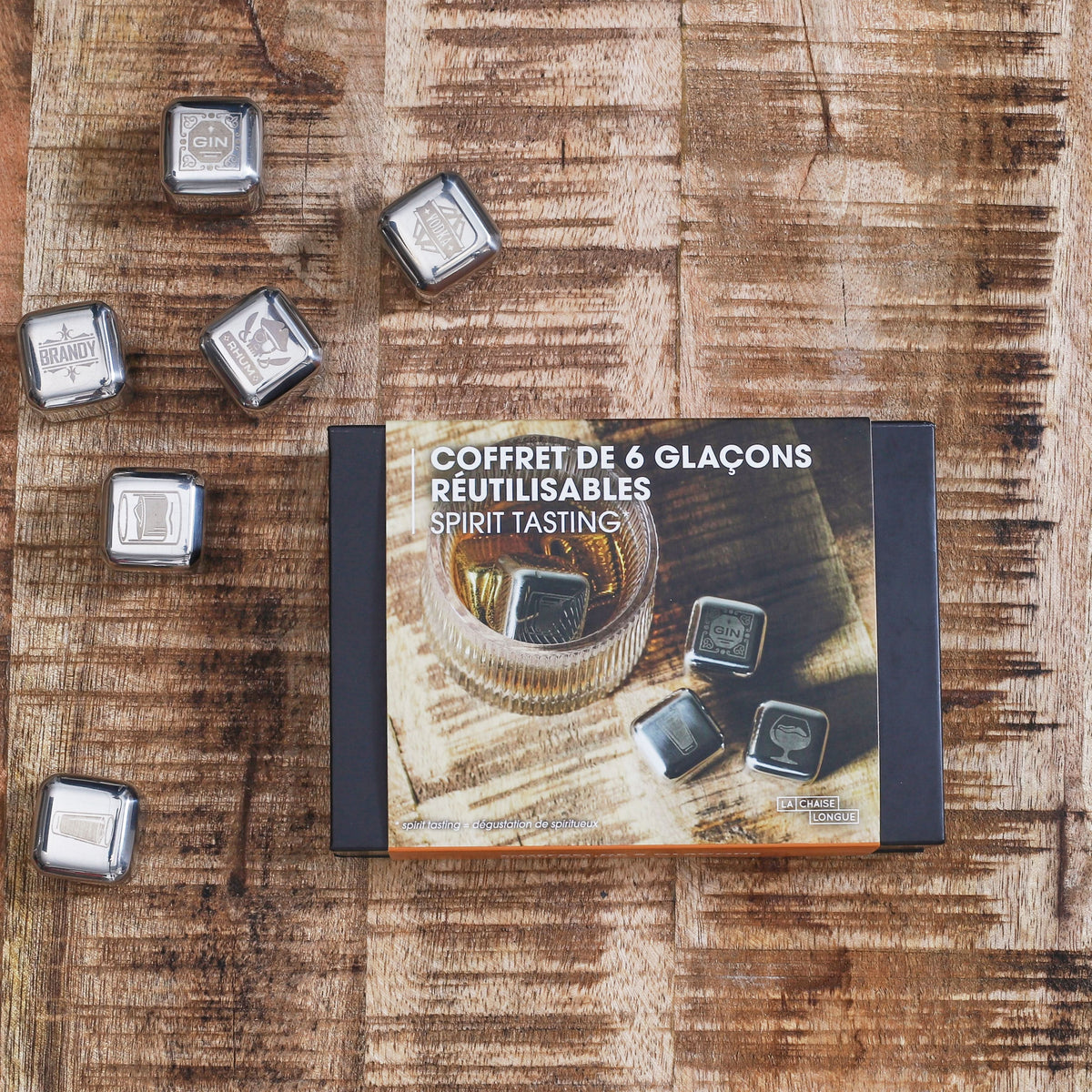 COFFRET DE 6 GLACONS SPIRIT TASTING