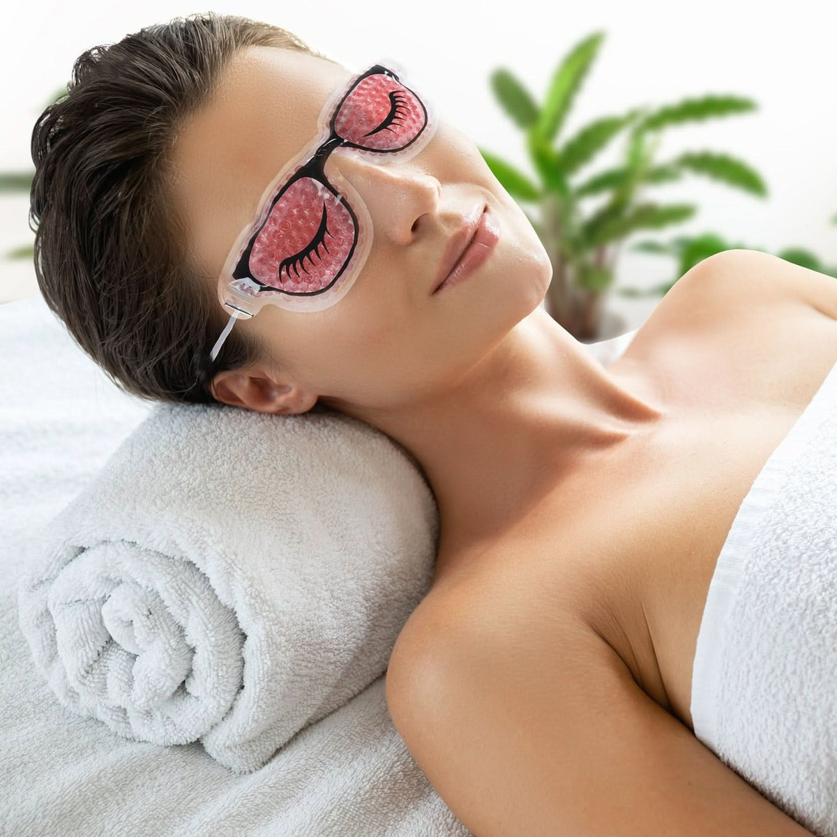 MASQUE YEUX RELAXANT ROSE NUDE