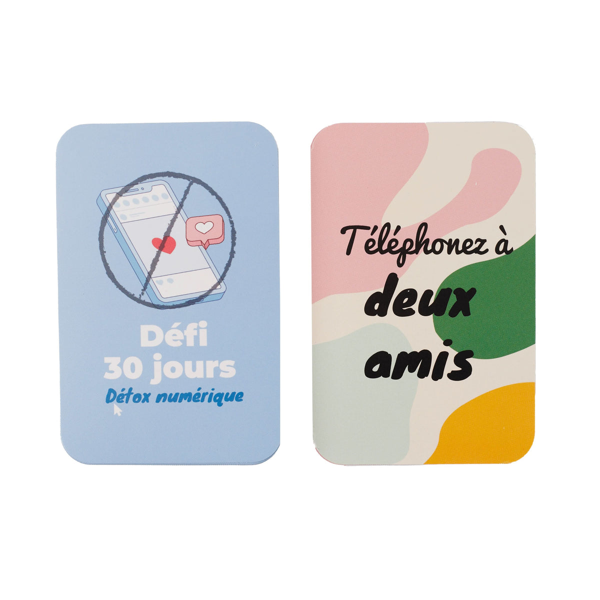 CARTES CHALLENGE DIGITAL DETOX