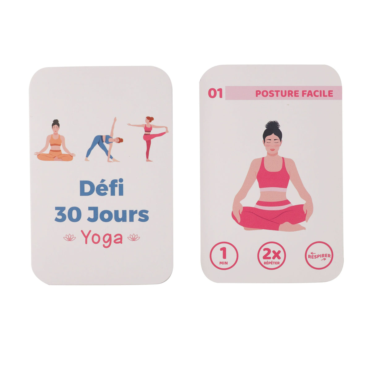 CARTES CHALLENGE YOGA