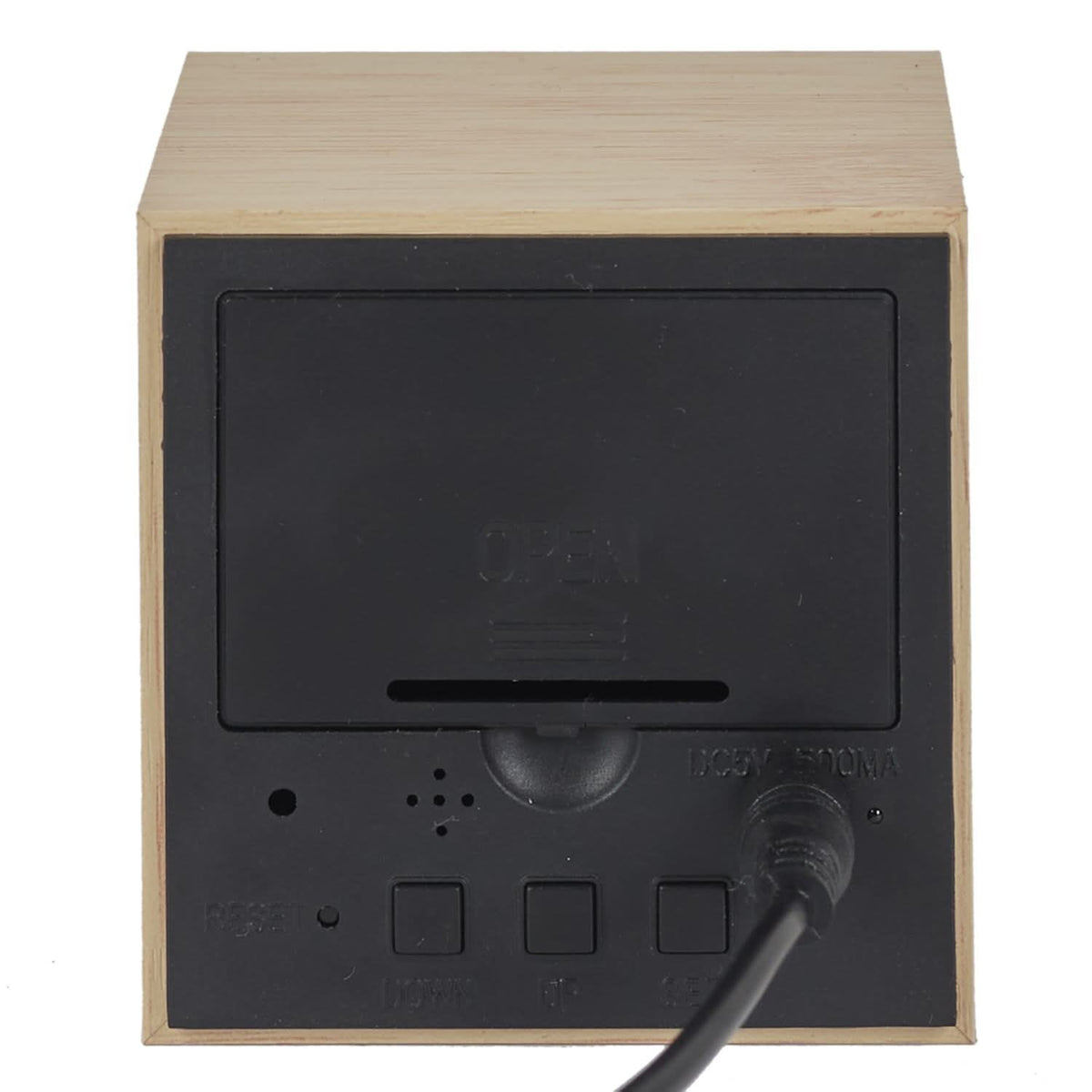 REVEIL LED BAMBOU MIROIR