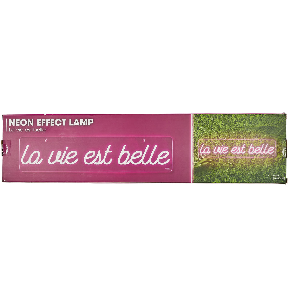 LAMPE EFFET NÉON LA VIE EST BELLE