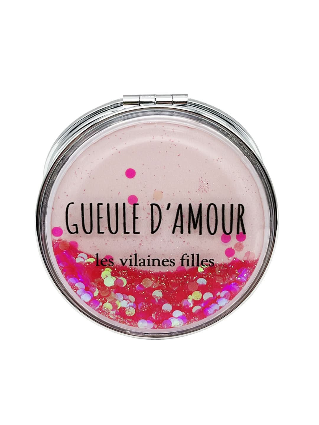 MIROIR DE POCHE PAILLETTES
