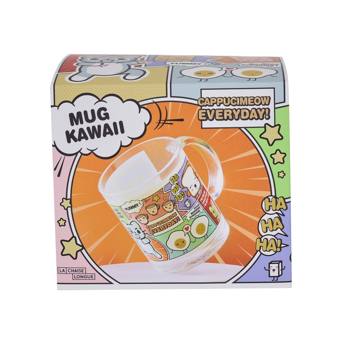 MUG VERRE BD KAWAII