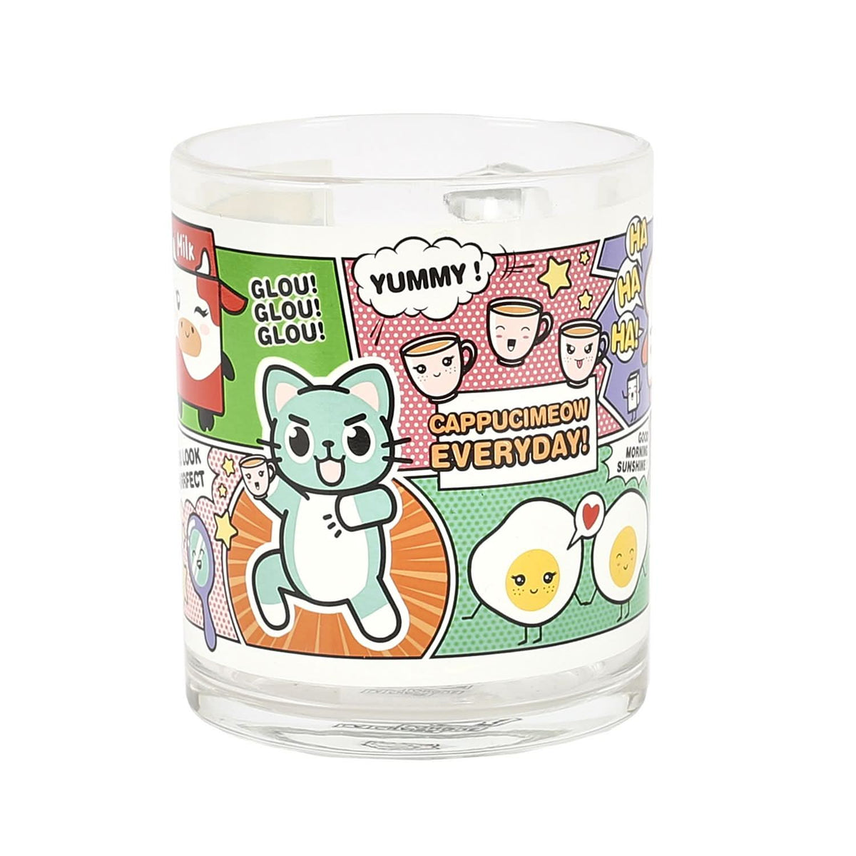MUG VERRE BD KAWAII