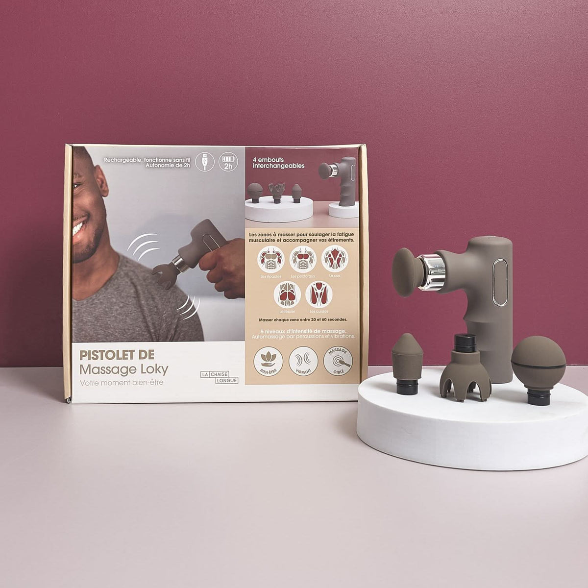 PISTOLET DE MASSAGE LOKY
