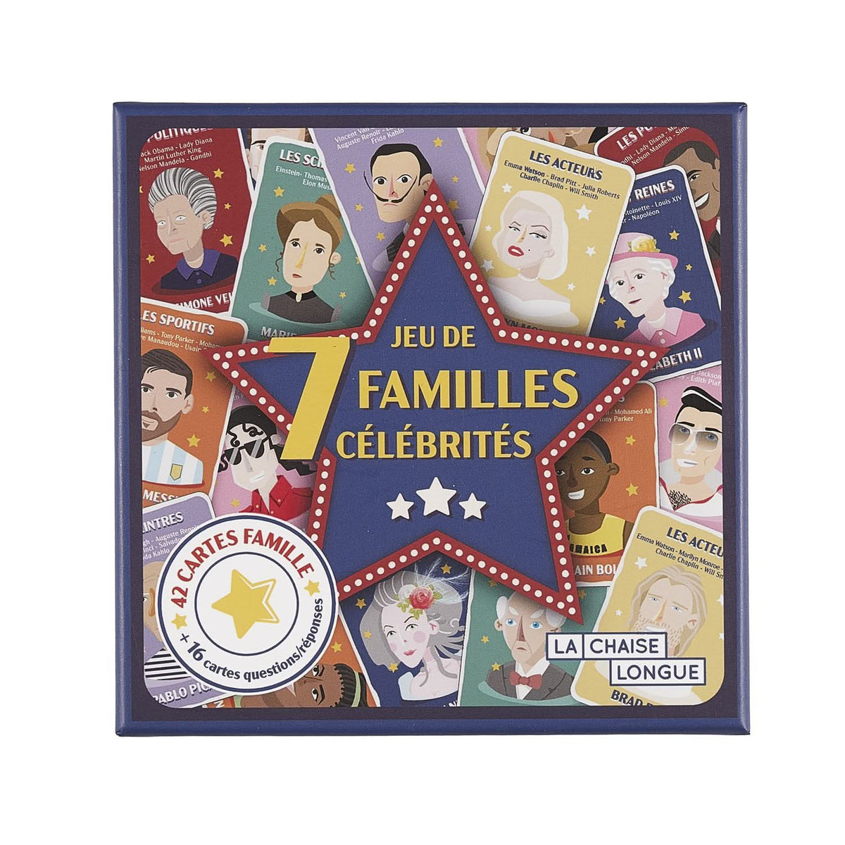 JEU DES 7 FAMILLES CELEBRITES