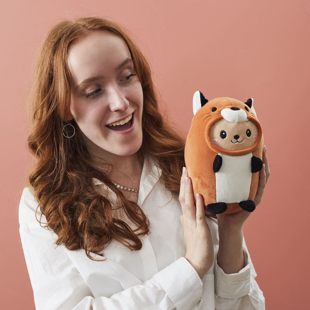 PELUCHE COSY CAT DEGUISE RENARD
