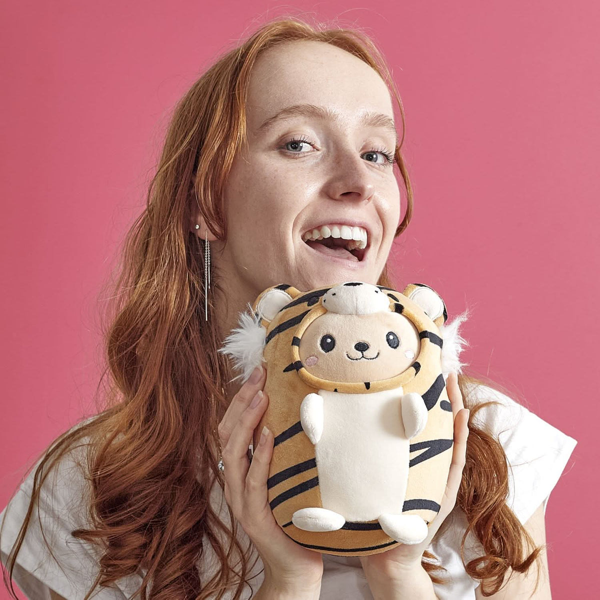 PELUCHE COSY CAT DEGUISE TIGRE