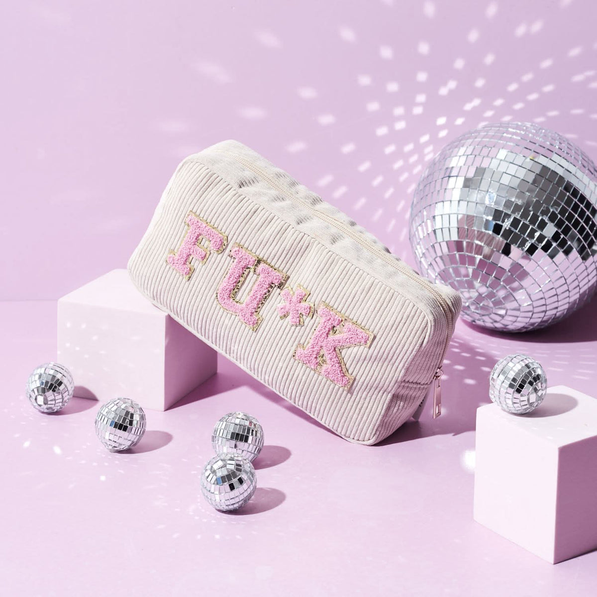 TROUSSE DE TOILETTE VELOURS FU*K