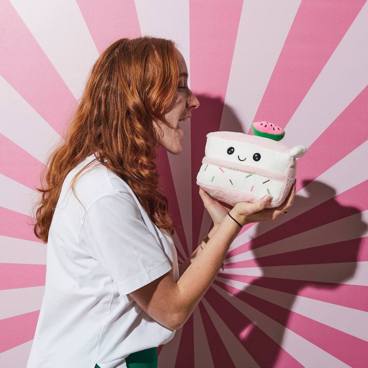 PELUCHE PART DE GATEAU
