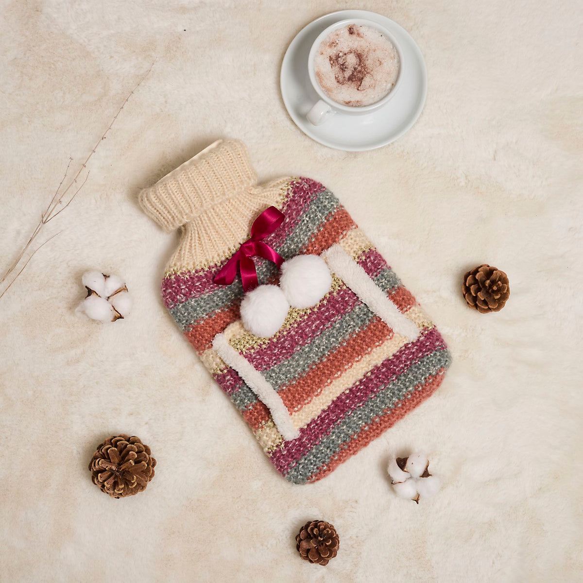 BOUILLOTTE EN MAILLE COSY FOLK