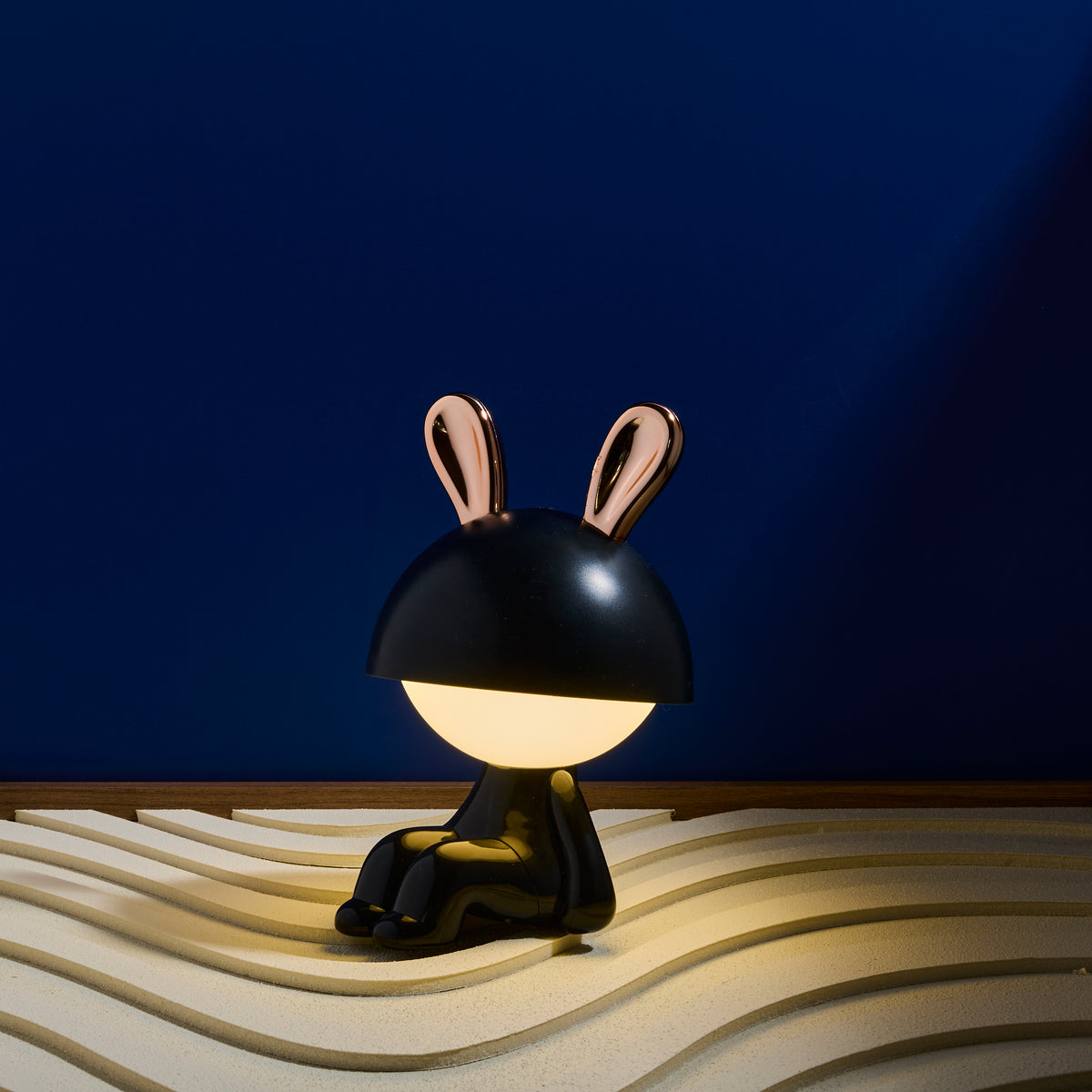 LAMPE MISTER BUNNY PM ASSIS NOIR