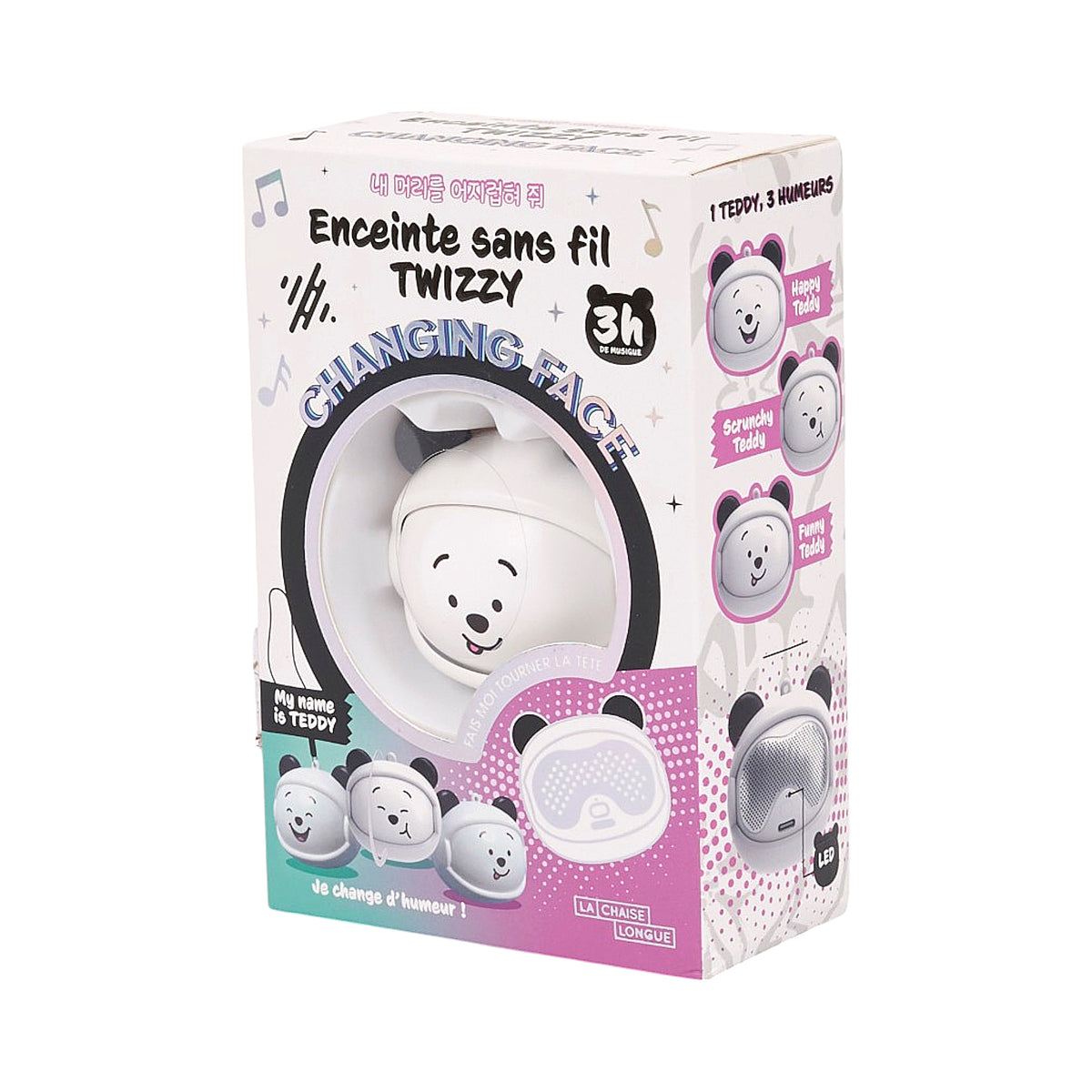 ENCEINTE CHANGING FACE SOURIS BLANC
