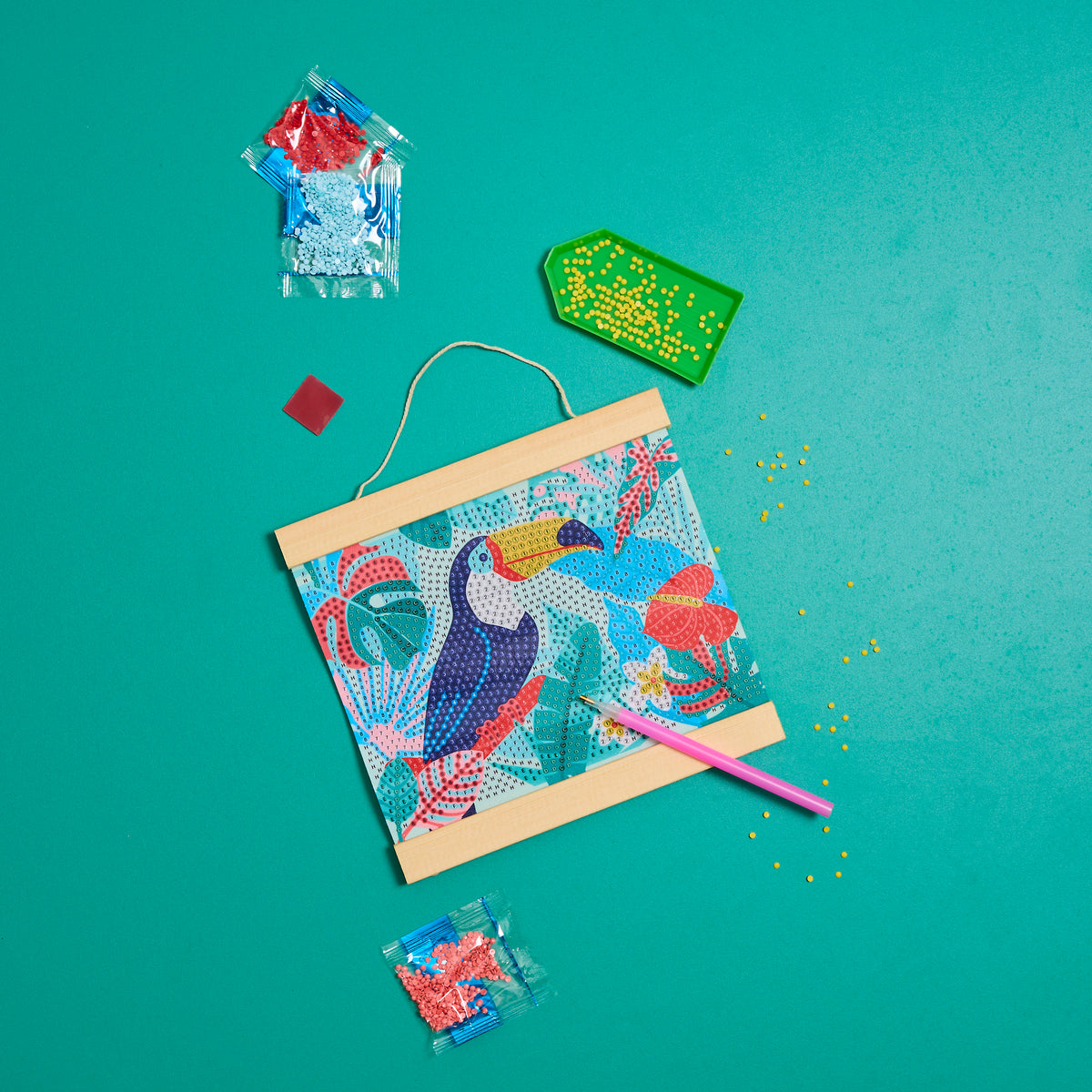 KIT DIY DIAMOND PAINTING AFFICHE TROPIQUES