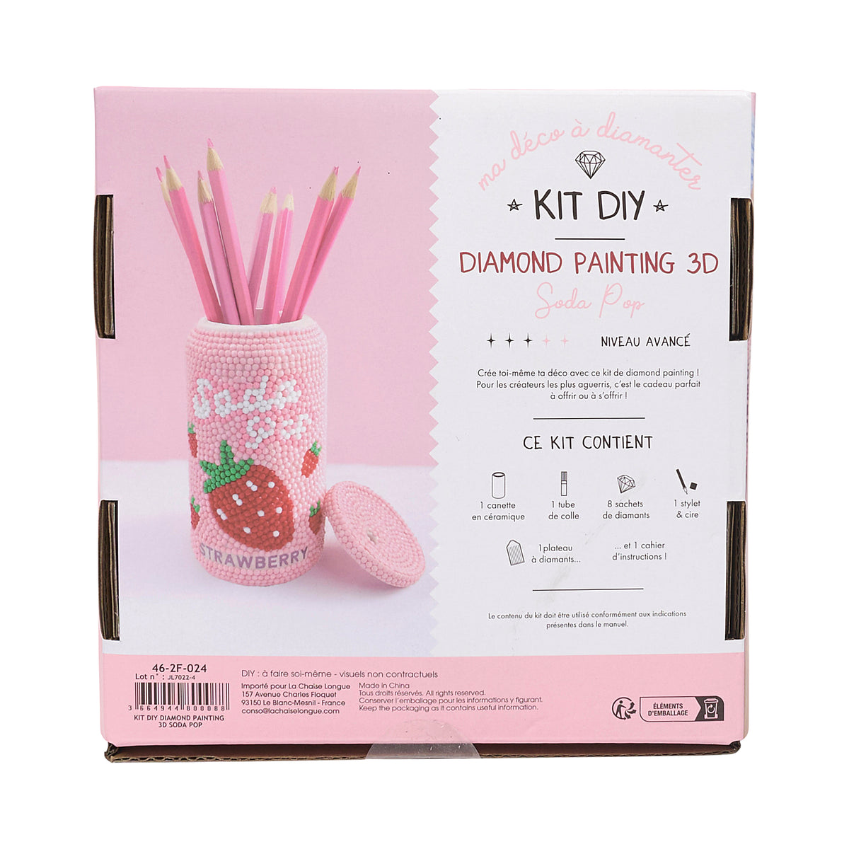 KIT DIY DIAMOND PAINTING 3D SODA POP