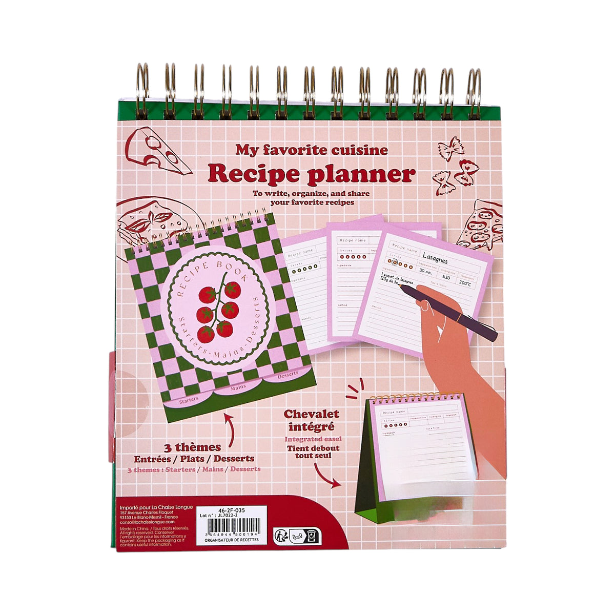 ORGANISATEUR DE RECETTES