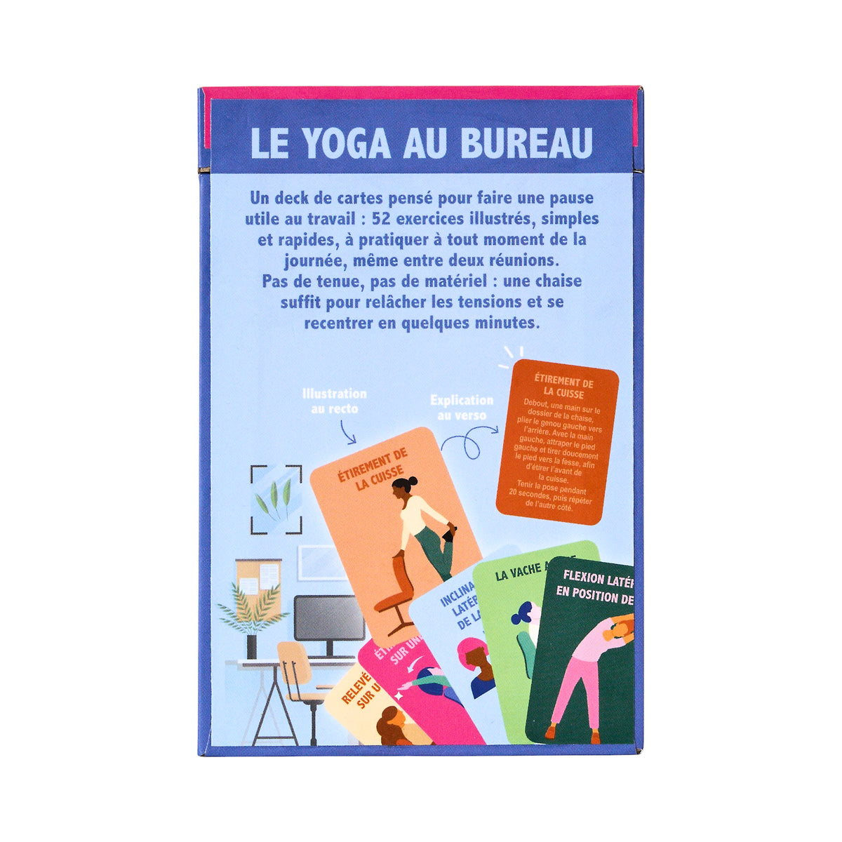 CARTES BIEN ETRE DU YOGA AU BUREAU
