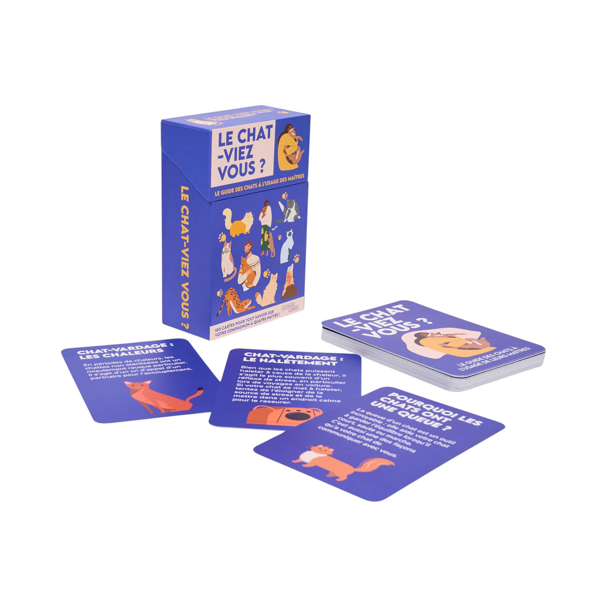 CARTES ANECDOTES CHAT LE CHAVIEZ VOUS