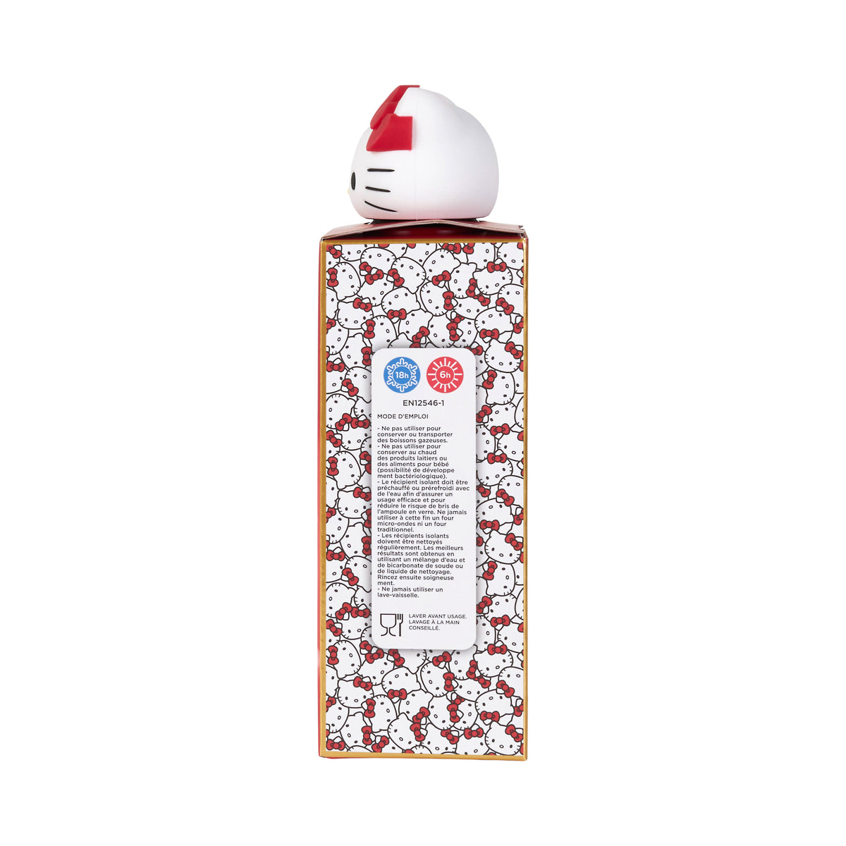 BOUTEILLE ISOTHERME BOUCHON 3D HELLO KITTY