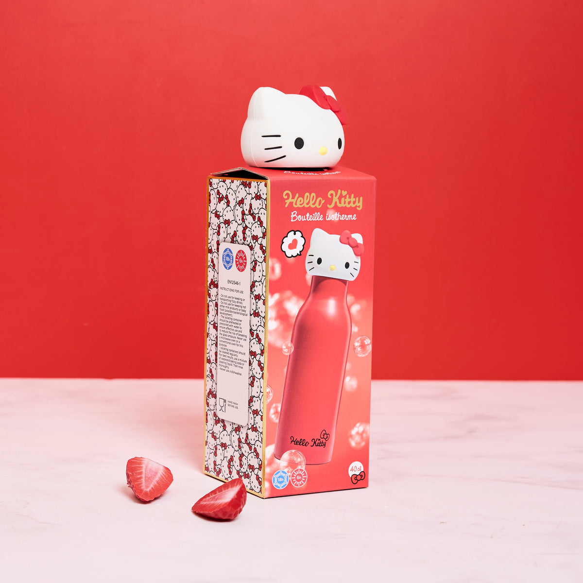 BOUTEILLE ISOTHERME BOUCHON 3D HELLO KITTY