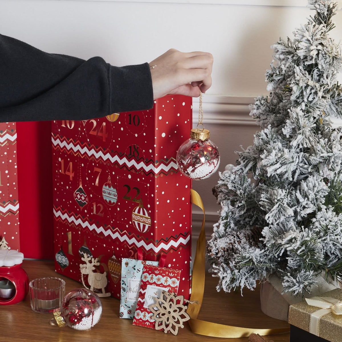 CALENDRIER AVENT BOUGIES ET SURPRISES NOEL TRADI