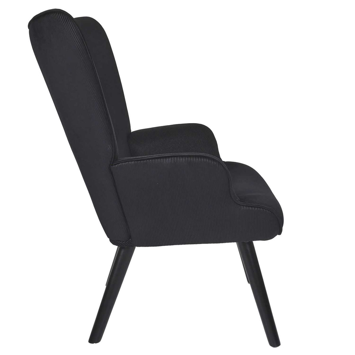 FAUTEUIL DE SALON GIULIA NOIR