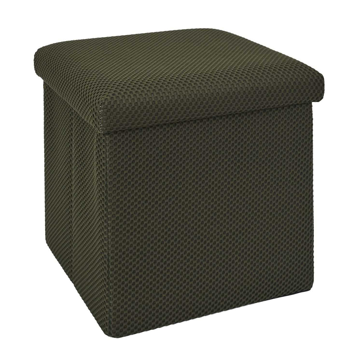 COFFRE POUF PLIABLE ATOME KAKI