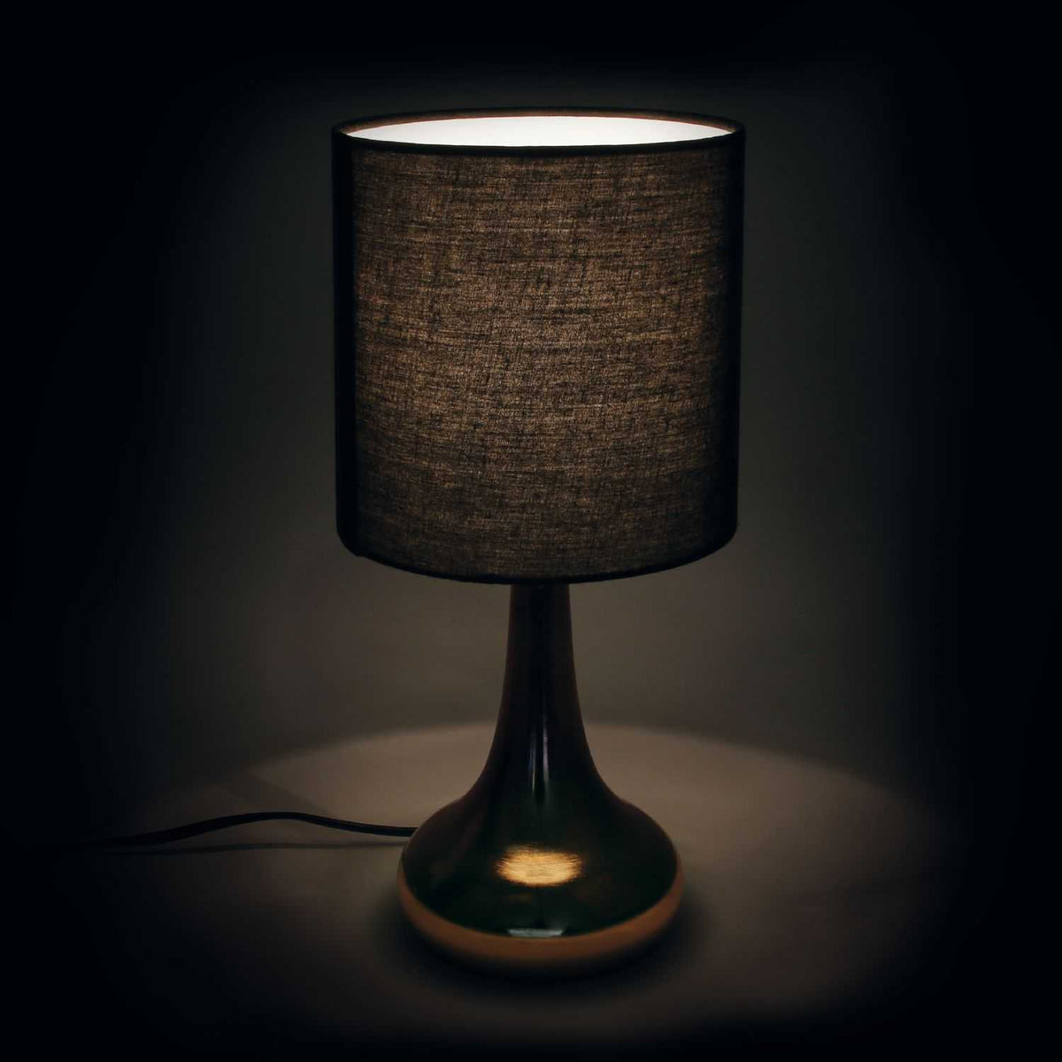 LAMPE TOUCH DORE NOIR