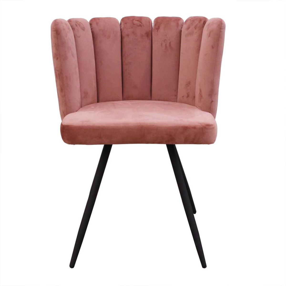CHAISE ARIEL VELOURS ROSE