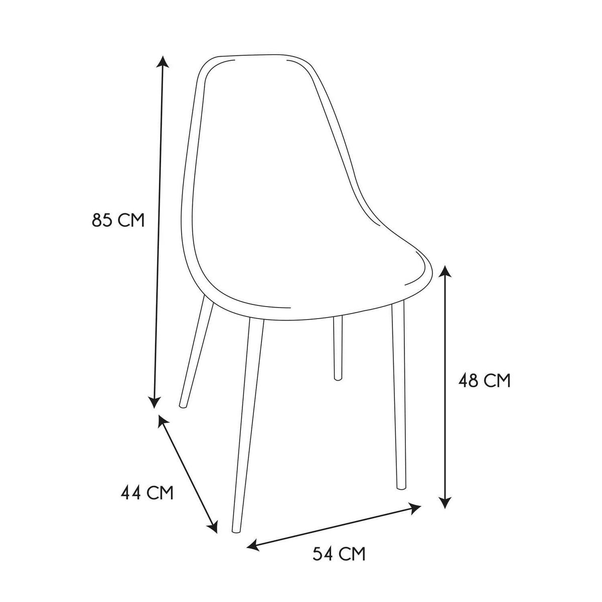CHAISE VELOURS COTELE GIULIA BLEU CANARD