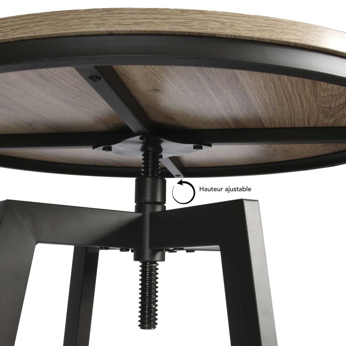 TABLE MANGE DEBOUT 2 TABOURETS REGLABLES ARIA