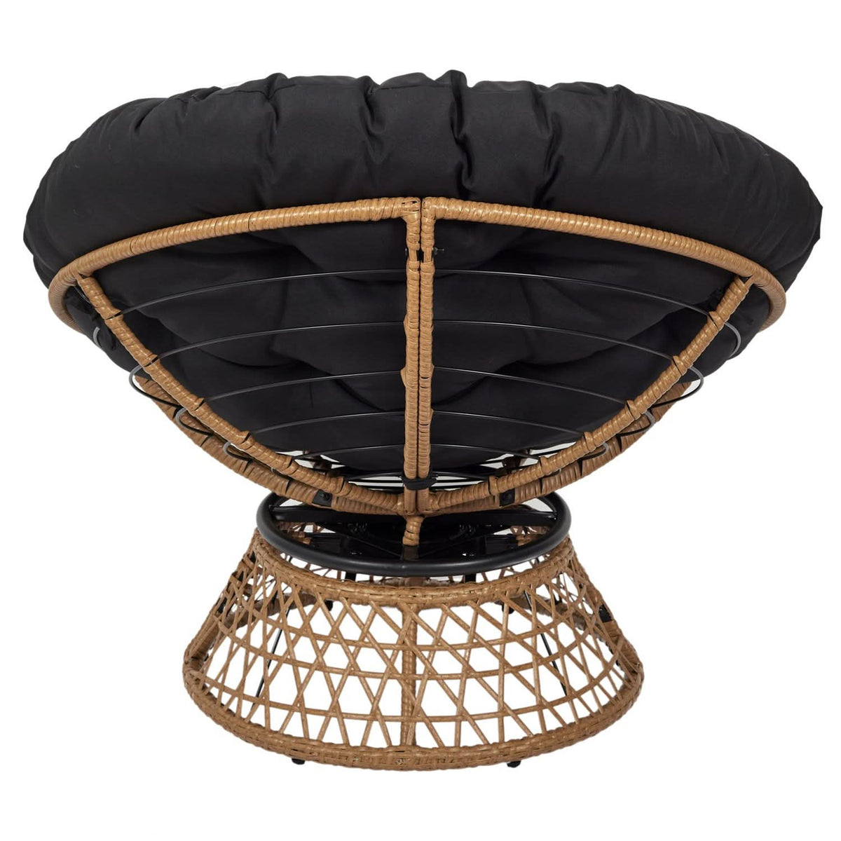 FAUTEUIL CANCUN COUSSIN NOIR