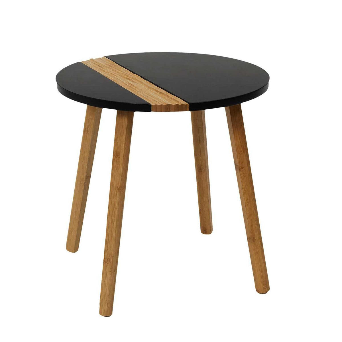 TABLE GIGOGNE BICOLORE RELIEF NOIR - LOT DE 2