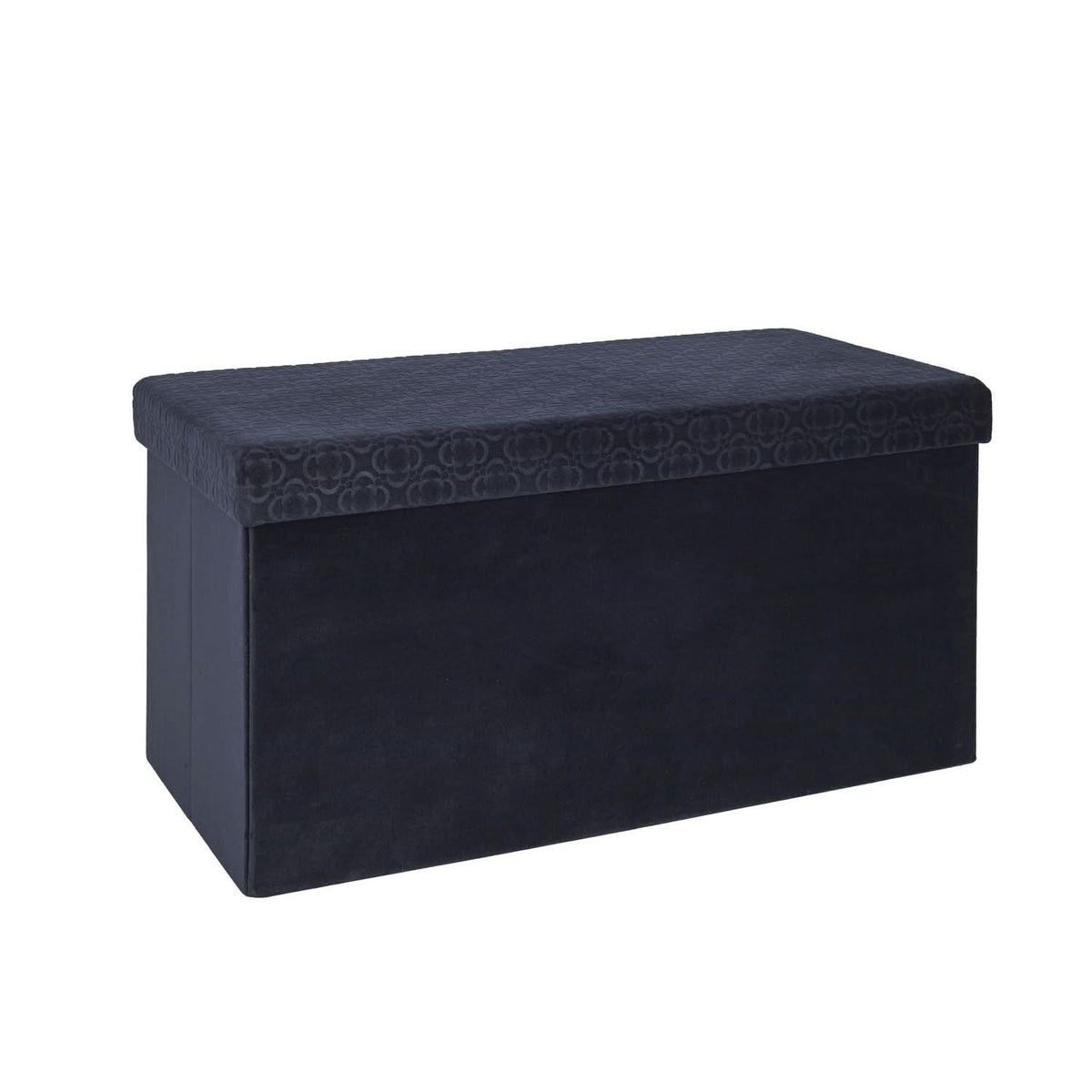 COFFRE BANC PLIABLE RETRO BLEU NUIT