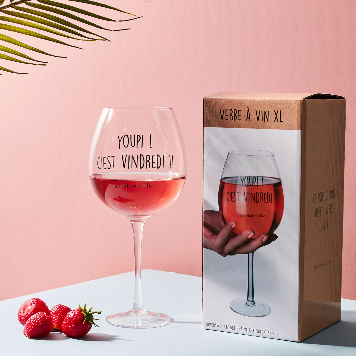 VERRE A VIN 75 CL YOUPI C EST VINDREDI