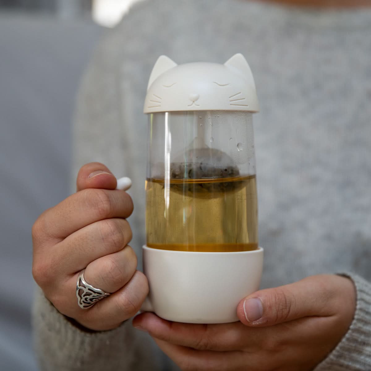 TASSE AVEC INFUSEUR CHAT