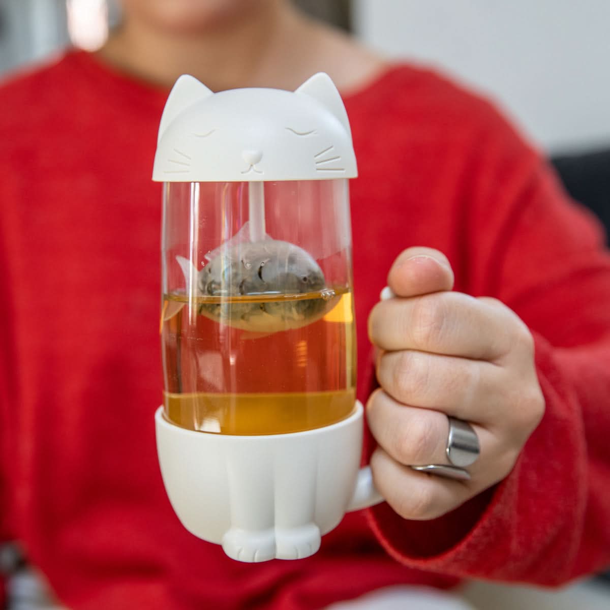 TASSE AVEC INFUSEUR CHAT