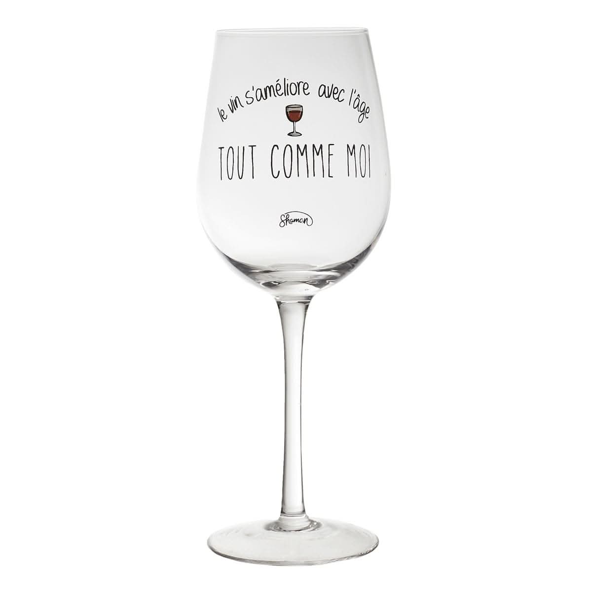 VERRE A VIN LE VIN S AMELIORE AVEC L AGE