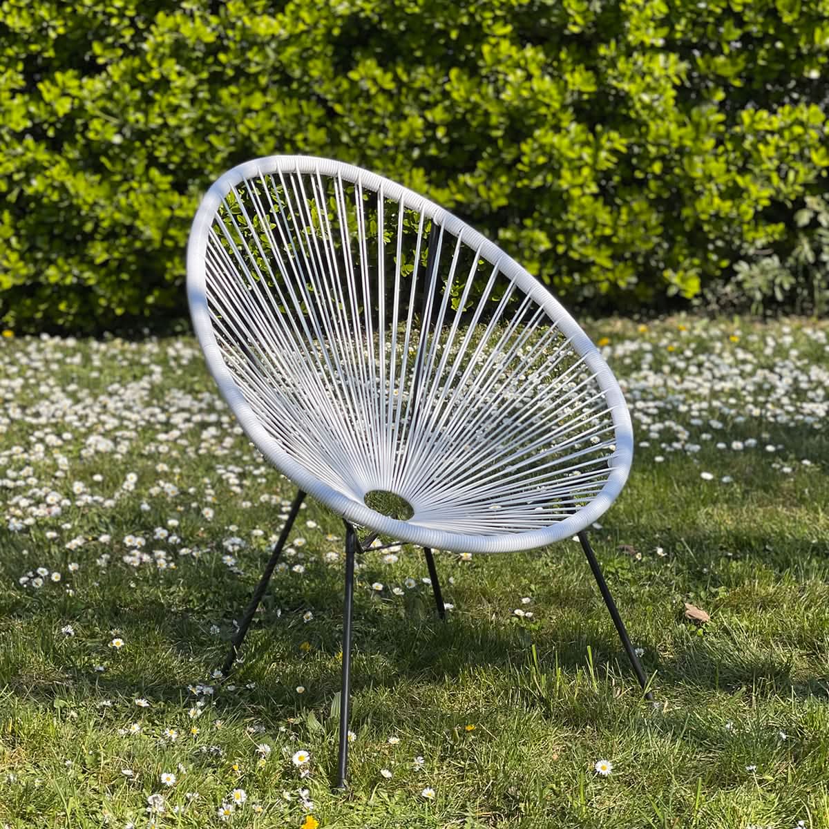 CHAISE ACAPULCO BLANC