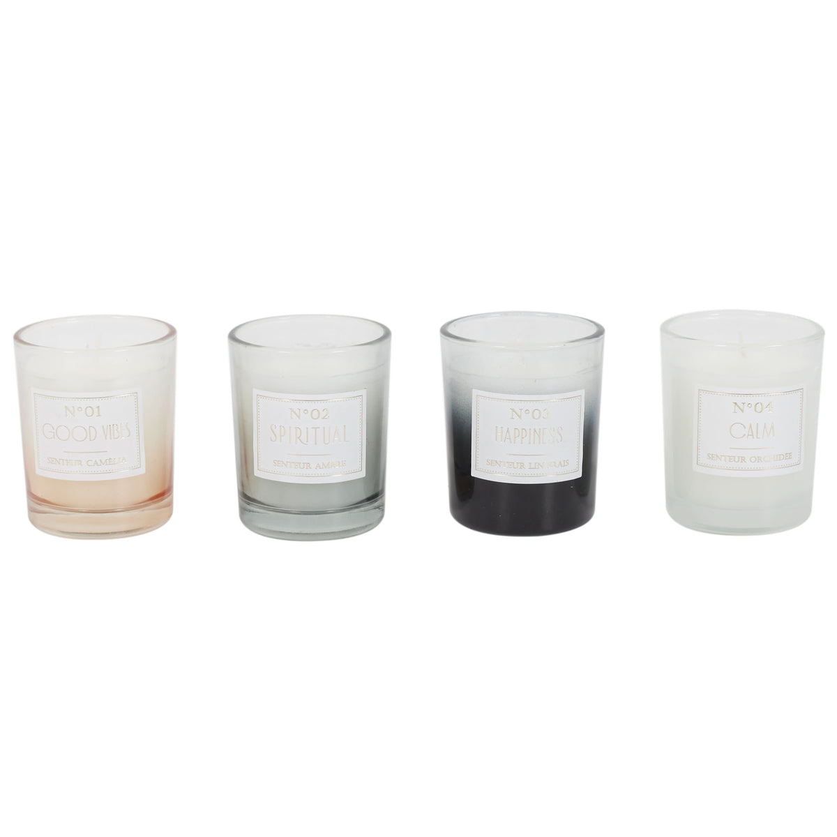 COFFRET DE 4 BOUGIES GOOD VIBES