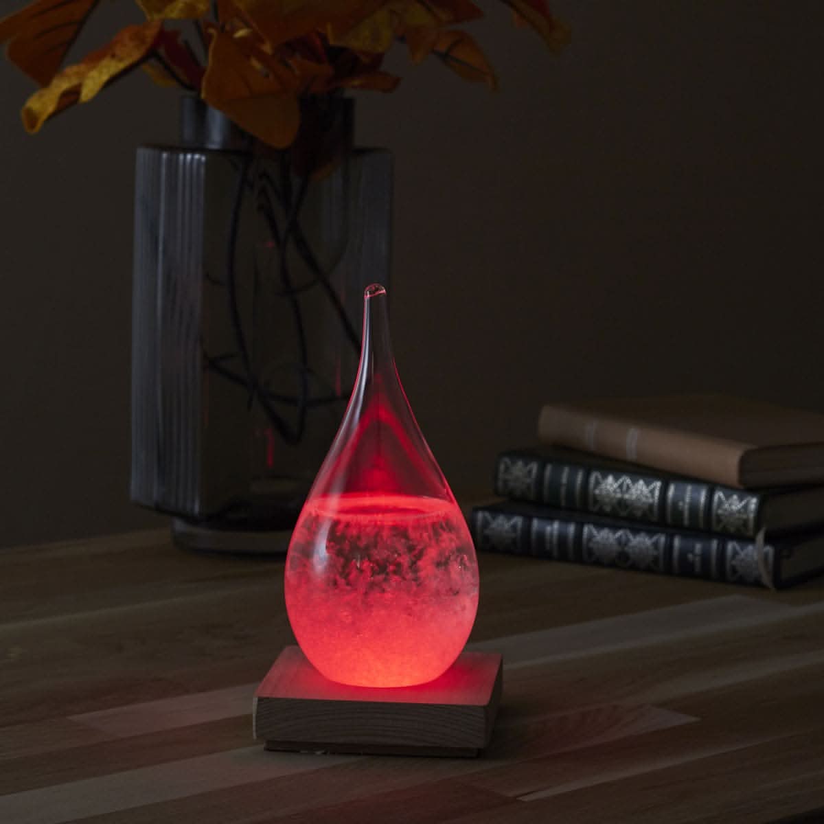 VERRE TEMPETE GOUTTE LED