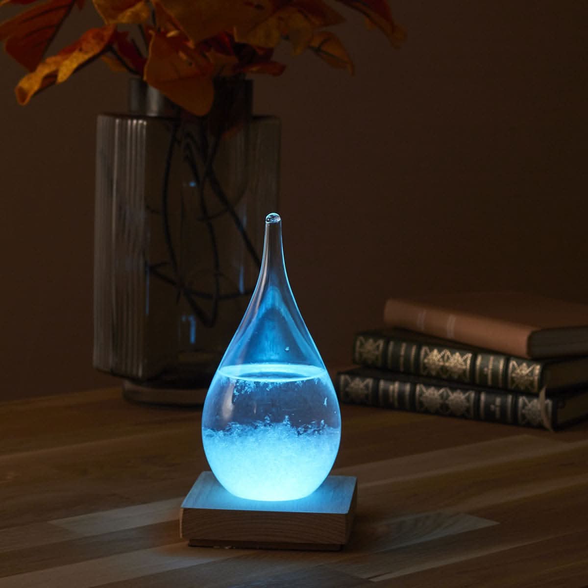 VERRE TEMPETE GOUTTE LED