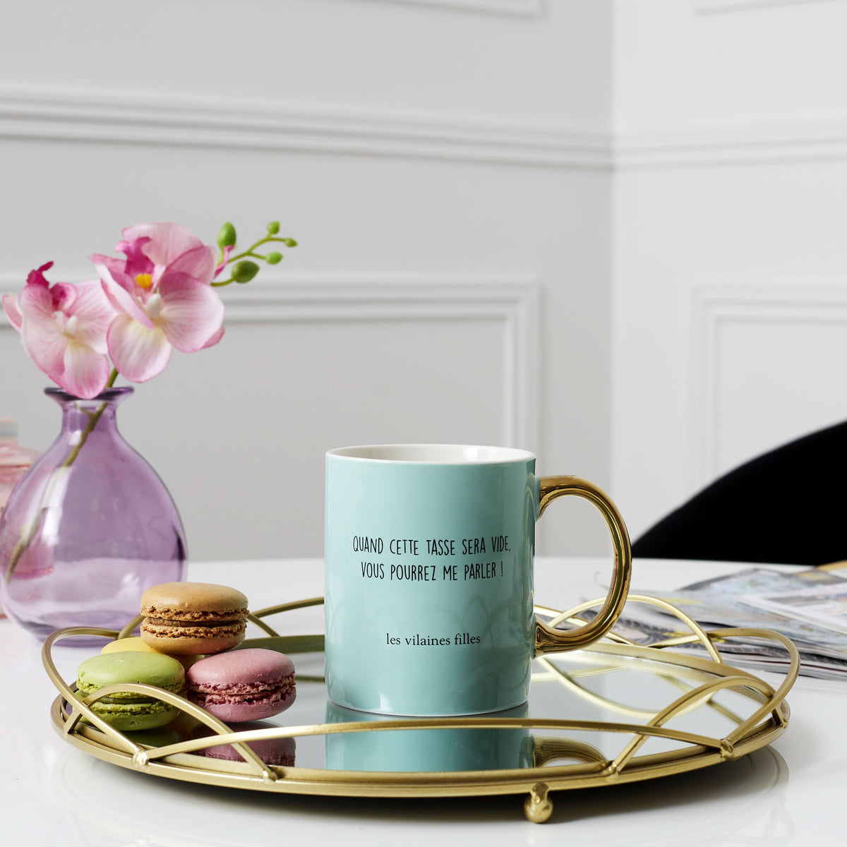 TASSE ANSE DOREE QUAND VOUS POURREZ ME PARLER