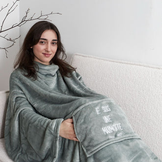 PLAID KANGOUROU JE SUIS UNE MARMOTTE