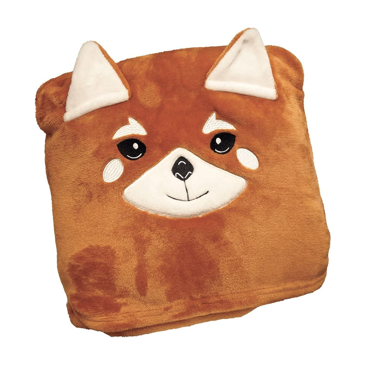 PLAID KANGOUROU PANDA ROUX