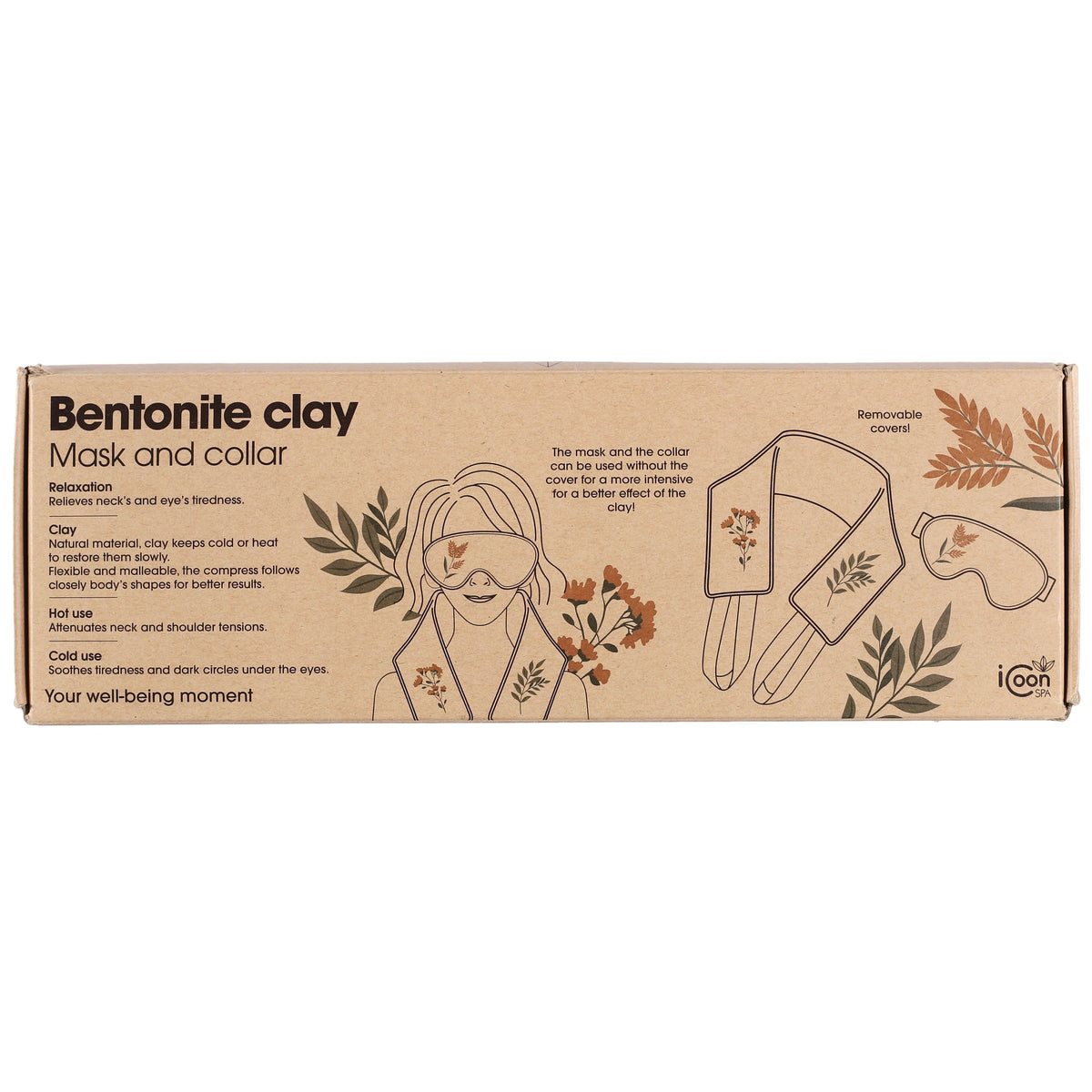 COFFRET MASQUE ET TOUR DE COU A L ARGILE