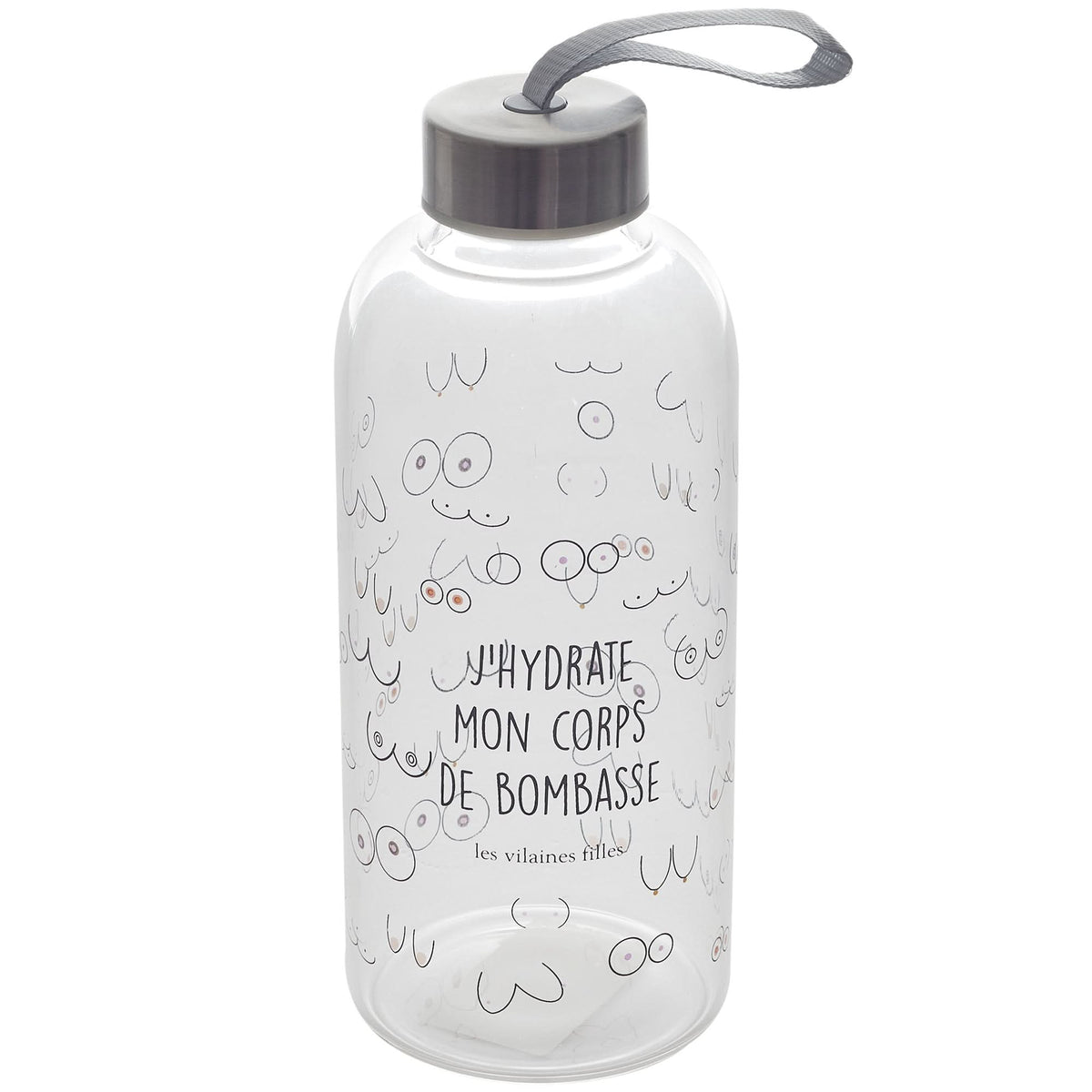 GOURDE EN VERRE J'HYDRATE MON CORPS
